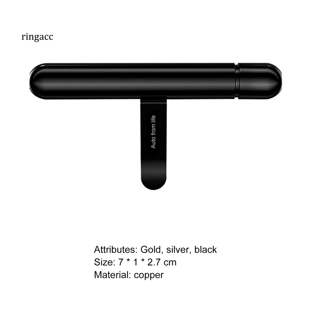 1 Bộ Kẹp Khuếch Tán Tinh Dầu Bằng Đồng Thân Thiện Với Môi Trường Có Thể Tháo Rời Cho Xe Hơi / Nhà