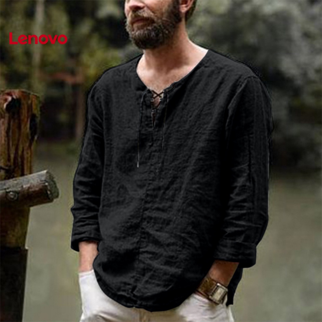 Áo Thun Tay Dài Cổ Tròn Màu Trơn Dáng Rộng In Họa Tiết Hoa Hướng Dương Phối Dây Rút Thời Trang Mùa Hè Cho Nam