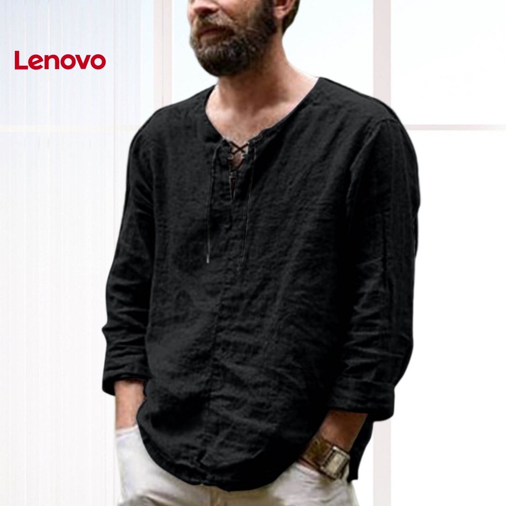 Áo Thun Tay Dài Cổ Tròn Màu Trơn Dáng Rộng In Họa Tiết Hoa Hướng Dương Phối Dây Rút Thời Trang Mùa Hè Cho Nam