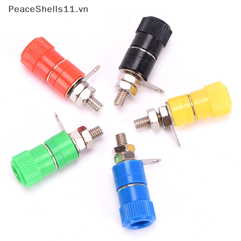 Set 20 Ổ Cắm Điện 4mm 5 Màu Sắc Phù Hợp Cho Phích Cắm Chuối