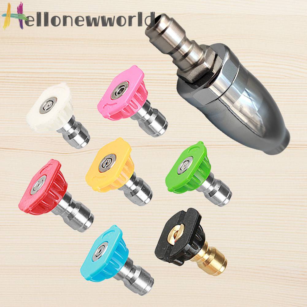 Súng Phun Nước Với 7 Vòi Phun Bằng Đồng Mạ Chrome Làm Sạch Xe Hơi