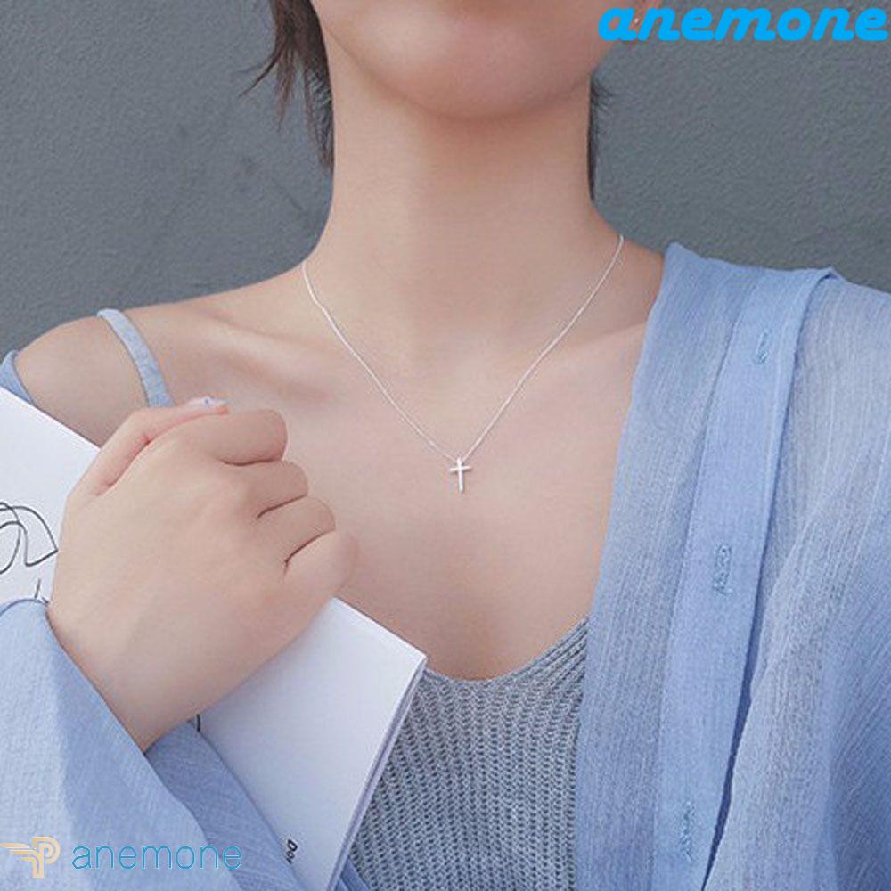 ANEMONE Vòng cổ Đính Đá Phong Cách Hàn Quốc Cho Nữ