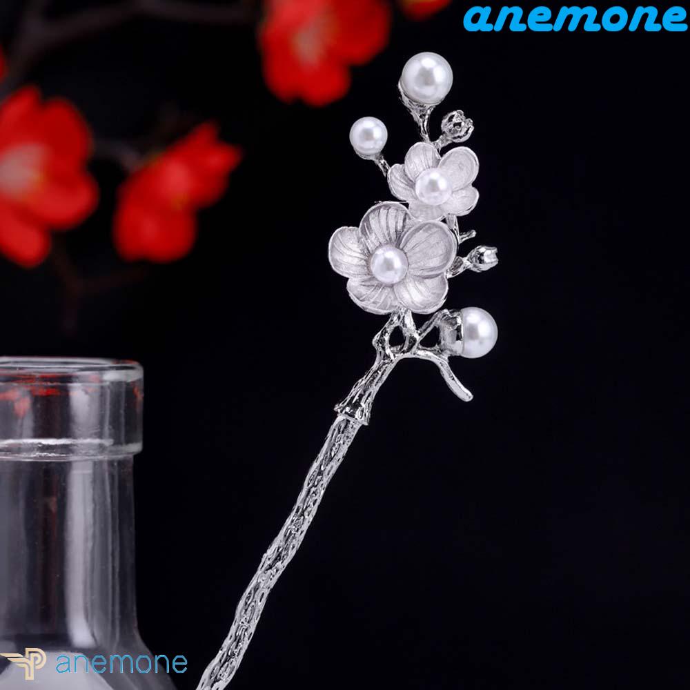 ANEMONE Trâm Cài Tóc Hình Hoa Phong Cách Hán Phục Cổ Điển Cho Nữ