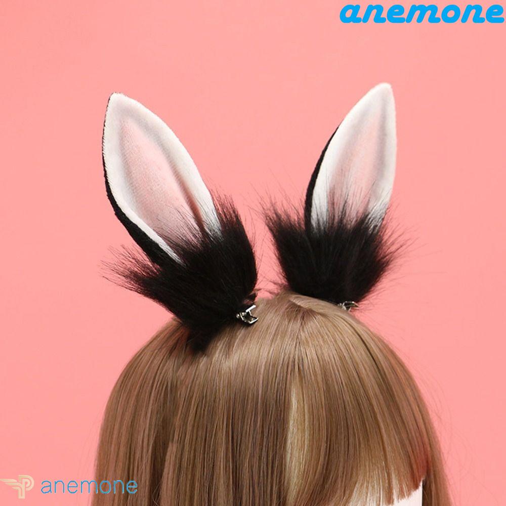 ANEMONE Kẹp Tóc Tai Thỏ Dễ Thương Cho Bé Gái