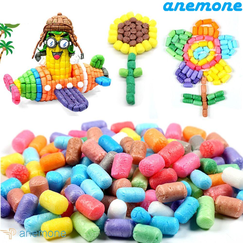 Bộ Đồ Chơi Lắp Ráp Hình Trái Bắp Nhiều Màu Sắc Dễ Thương Cho Trẻ Em DIY