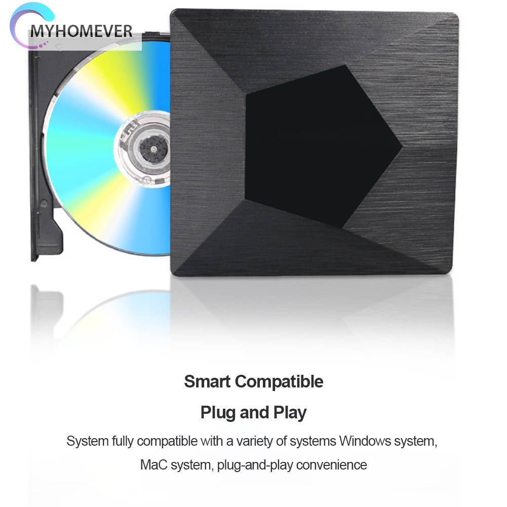 Ổ Đĩa CD-ROM Usb 3.0 Cho Windows XP / 7 / 8 / 10