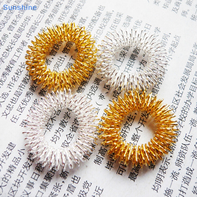 Set 10 Nhẫn Châm Cứu Mát Xa Cơ Thể Chăm Sóc Sức Khỏe