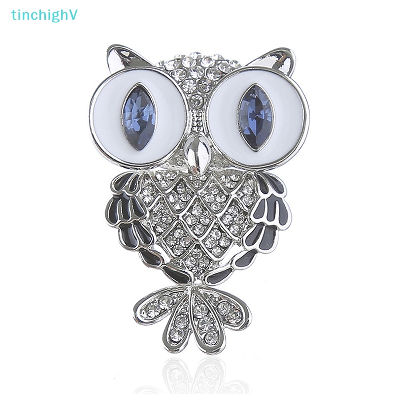 [TinchighV] Ghim Cài Áo Bằng Hợp Kim Hình Cú Mèo Đính Đá Thời Trang Hàn Quốc Tinh Tế [Mới]