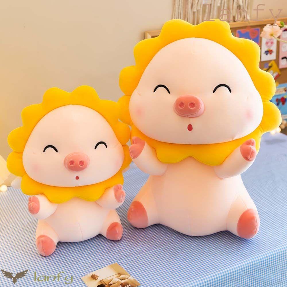 LANFY Thú Nhồi Bông Hình Chú Heo Mặt Trời Mềm Mại Dành Cho Bé