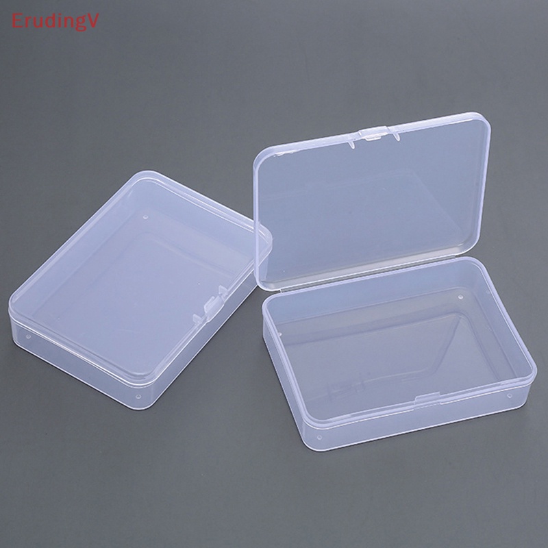 Hộp Nhựa Trong Suốt Đựng Trang Sức 2 Ngăn Tiện Lợi