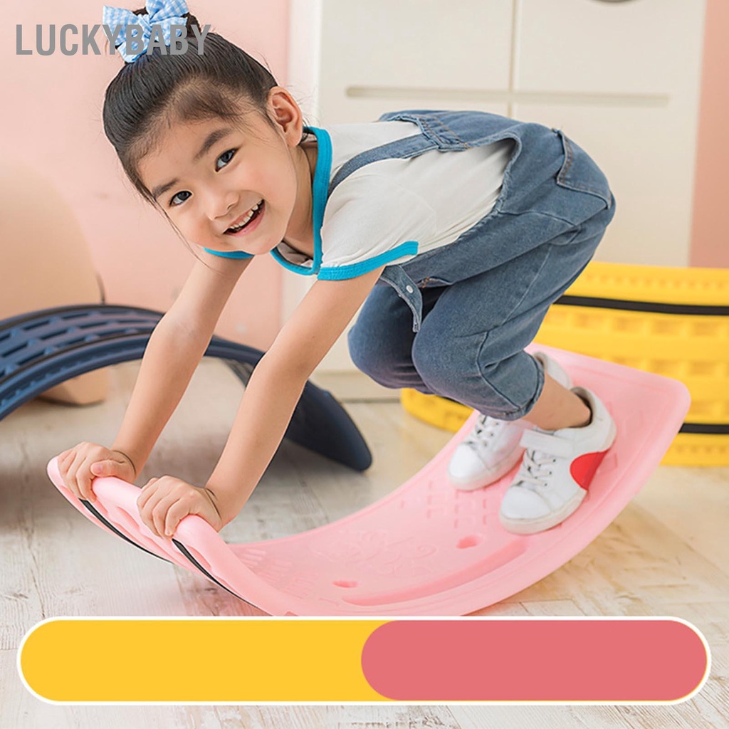 Ván thăng bằng, Ván bập bênh, Bảng cân bằng - Đồ chơi Bập bênh nhựa cho bé Chịu lực 60kg Rèn luyện Thể chất Cân bằng cho bé - LUCKYBABY
