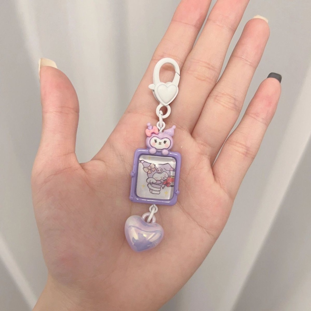 Sanrio Móc Khóa Giai Điệu Hoạt Hình Dễ Thương Mặt Dây Chuyền HelloKitty Schoolbag Mặt Dây Chuyền Móc Khóa Influencer Mặt Dây Chuyền ins