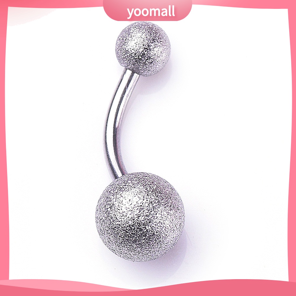 Khuyên Rốn Dạng Thanh Tạ Đôi Bằng Thép Không Gỉ Gợi Cảm Cho Nữ