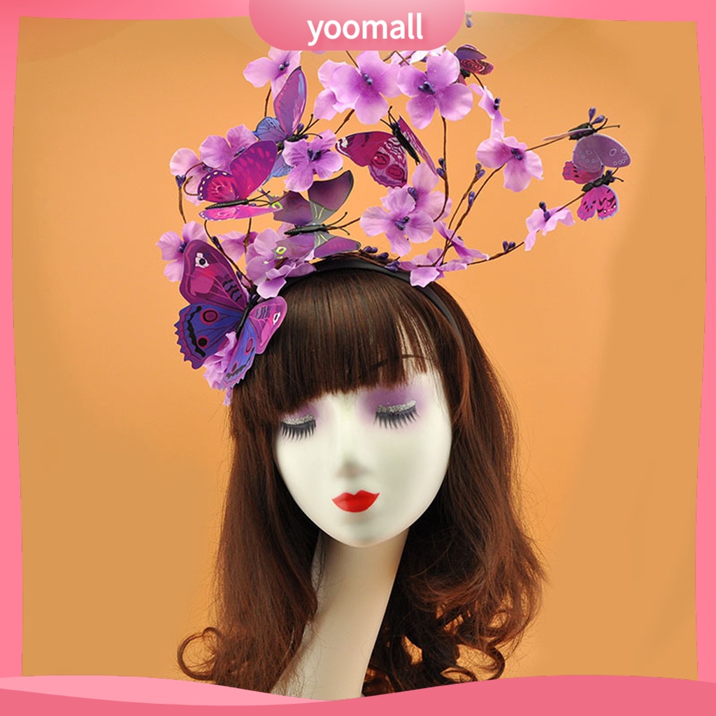 Cài Tóc Hình Bướm Ba Chiều Bằng Nhựa Sáng Tạo