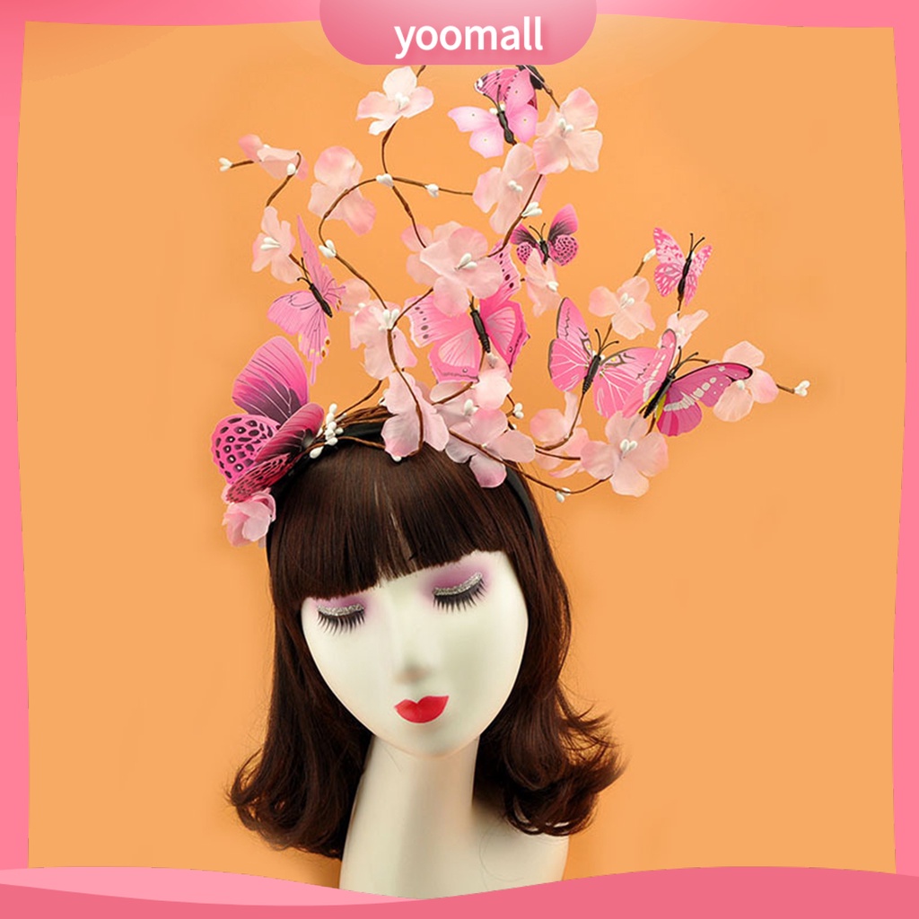 Cài Tóc Hình Bướm Ba Chiều Bằng Nhựa Sáng Tạo