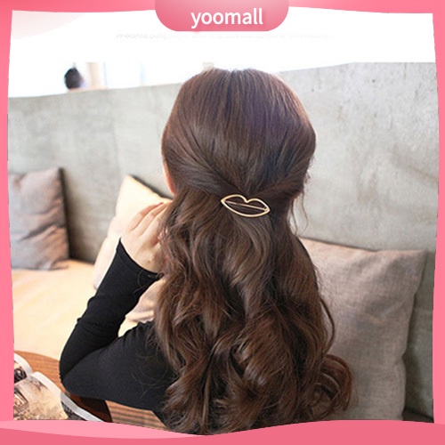 Kẹp Tóc Tam Giác Tông Vàng / Bạc Thời Trang Cho Nữ