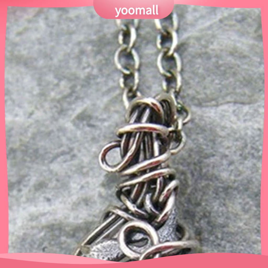 [YM] Vòng cổ Mở Rộng Mặt Đá Mặt Trăng Nhân Tạo Mịn Cho Nữ