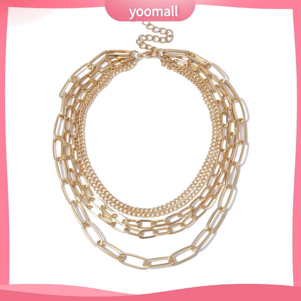 Vòng cổ Nhiều Lớp Phong Cách Punk Thời Trang Dành Cho Nữ