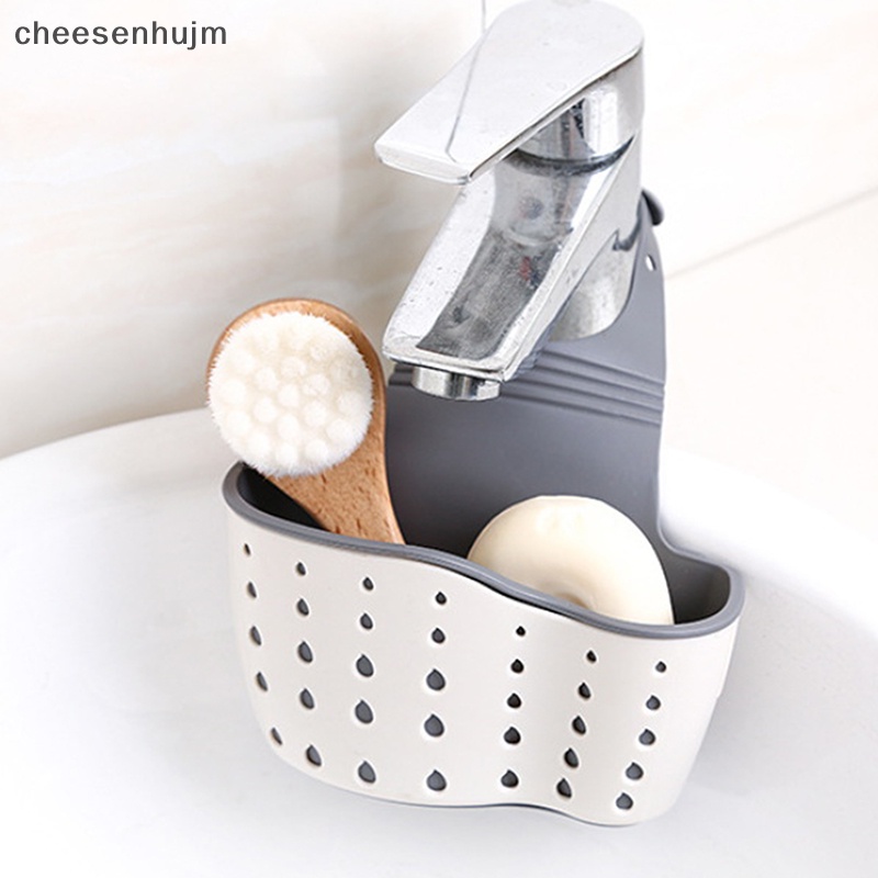 Giá Đựng Mút Rửa Chén / Xà Phòng Bằng Cao Su Pp Có Giác Hút Tiện Dụng Cho Nhà Bếp / Toilet