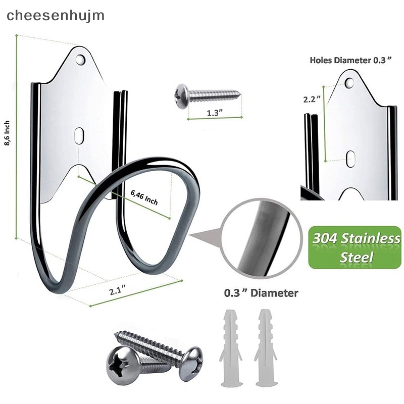 Móc Treo Ống Nước Bằng Thép Không Gỉ Gắn Tường Tiện Dụng