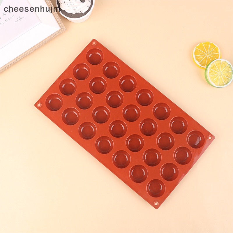 1 Khuôn Silicon Làm Bánh 28 Ngăn Hình Tròn