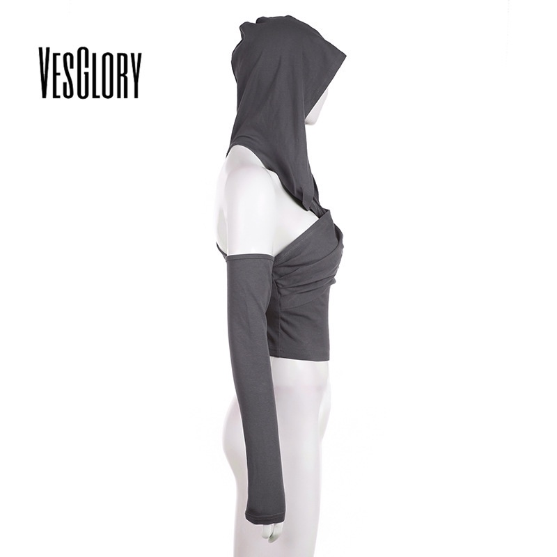 Áo Hoodie Tay Dài Màu Trơn Thời Trang 2023 Dành Cho Nữ