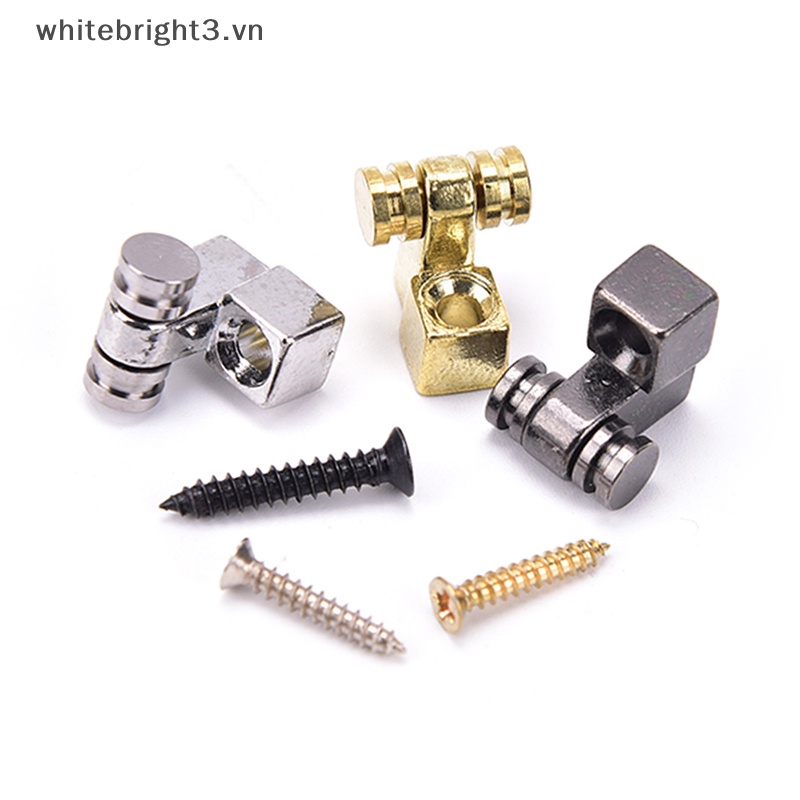 Bộ 2 Con Lăn Cố Định Dây Đàn Guitar Điện Màu Bạc