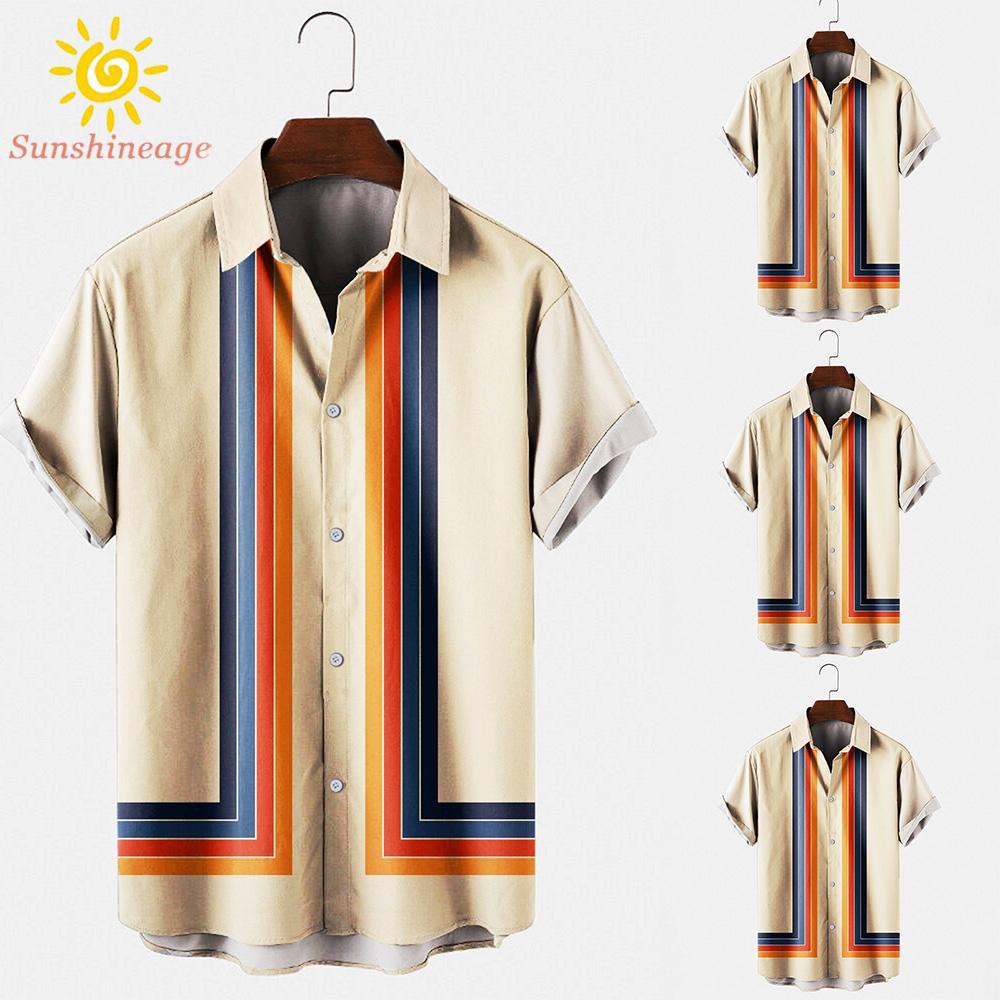 Áo Thun Cổ Bẻ Size Lớn Thoáng Khí Thoải Mái Phong Cách Vintage Cho Nam