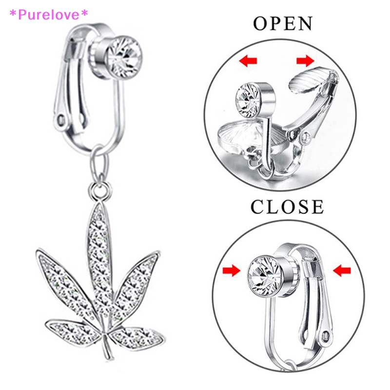 1 Khuyên Rốn Đính Đá Zircon Giả Thời Trang Cho Nữ Mới