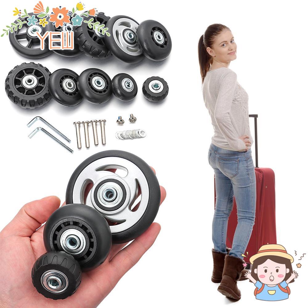 Set 2 Bánh Xe Thay Thế Kèm Ốc Vít Thay Thế Chuyên Dụng Cho Vali