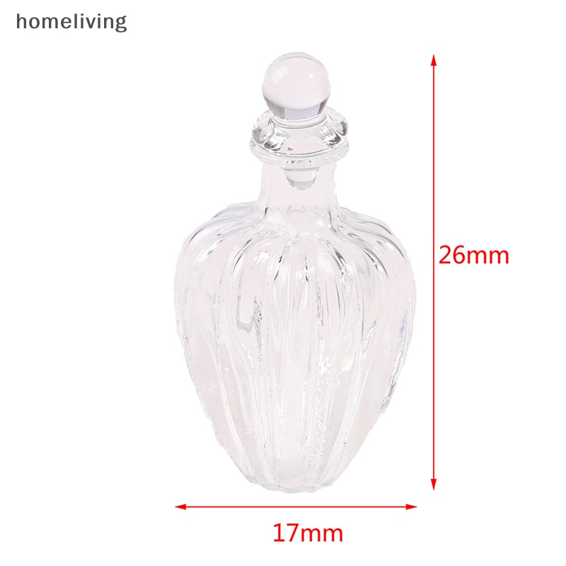 Lọ Thủy Tinh Nhỏ Nhắn Có Nút Chặn Dùng Trang Trí Nhà Búp Bê