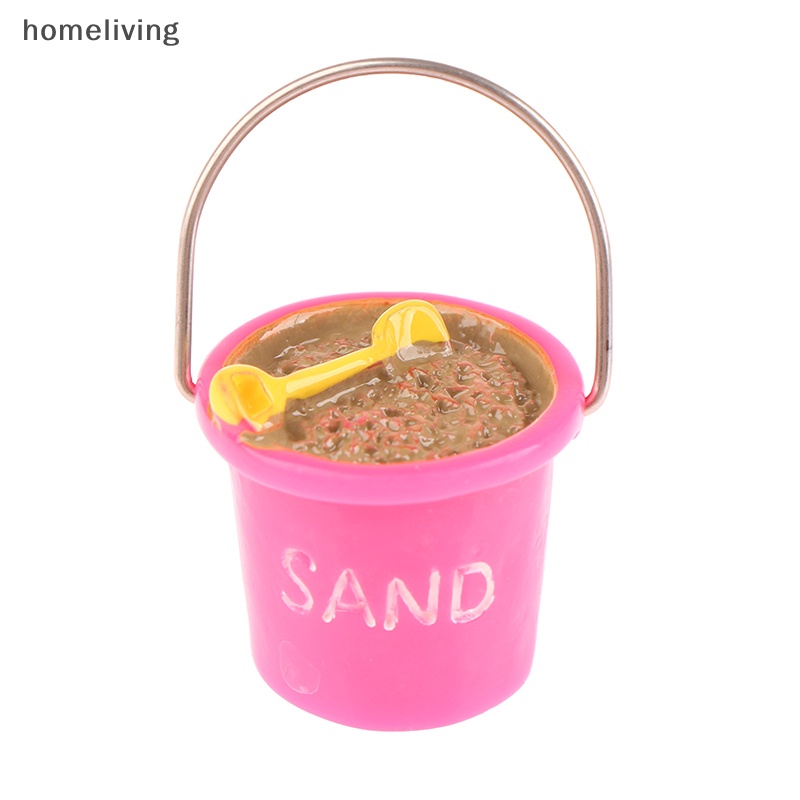 1 Xô Xúc Cát Bãi Biển Mini Tỉ Lệ 1: 12 Trang Trí Nhà Búp Bê