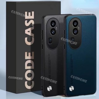 Ốp Điện Thoại PC Cứng Phối Da Chống Sốc Cho OPPO Reno 10 Pro Plus 5G Reno 10 9 Pro Plus Pro + Reno10 10Pro + 5G 2023