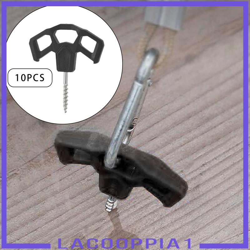 Bộ 10 Đinh Vít Ba Mắt Khối Lượng Nhẹ Dùng Cắm Trại / Leo Núi / Câu Cá