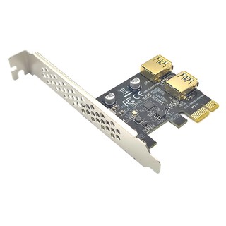 Usb 3.2 gen1 5gbps pcie card pci express 2.0 x1 sang usb3 bộ điều hợp mở rộng pci-e usb riser card gold 2 cổng usb3.0 cho pc để bàn
