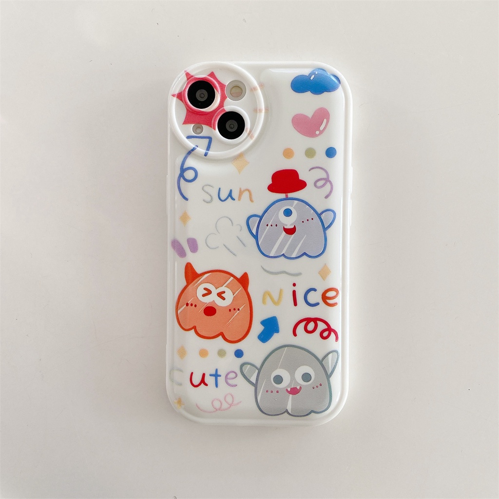 Ốp Điện Thoại Silicon Dẻo In Hình Quái Vật Nhỏ Đáng Yêu Cho Redmi K30 K40 Pro Note 9 9T 10 11 11T 5G