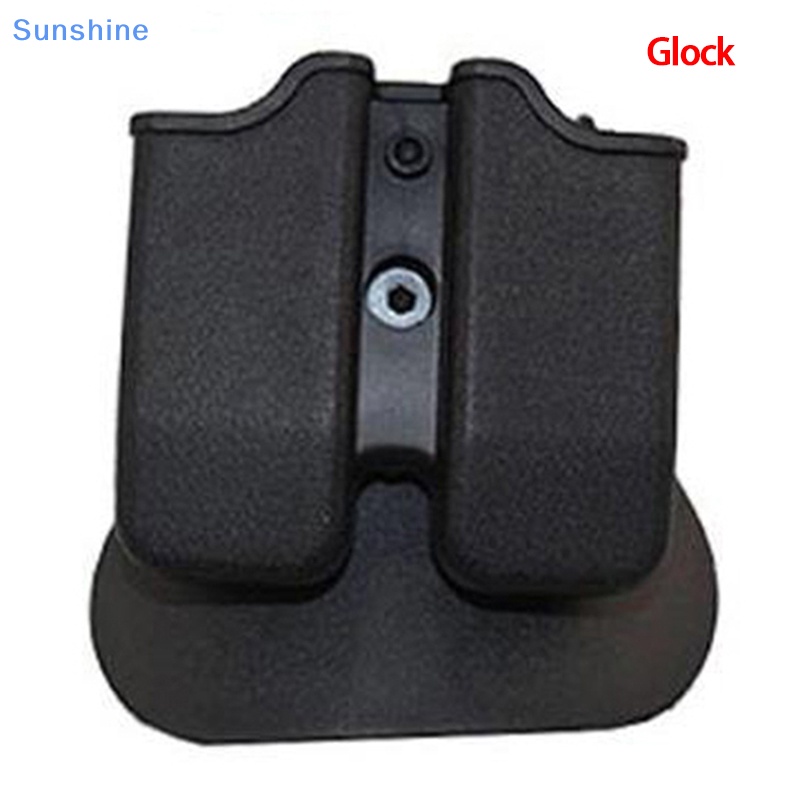 Túi Đựng Tạp Chí Đôi 9mm Cho Glock 17 Beretta M9 M92 Colt 1911 Hung 9mm. 40 Mag
