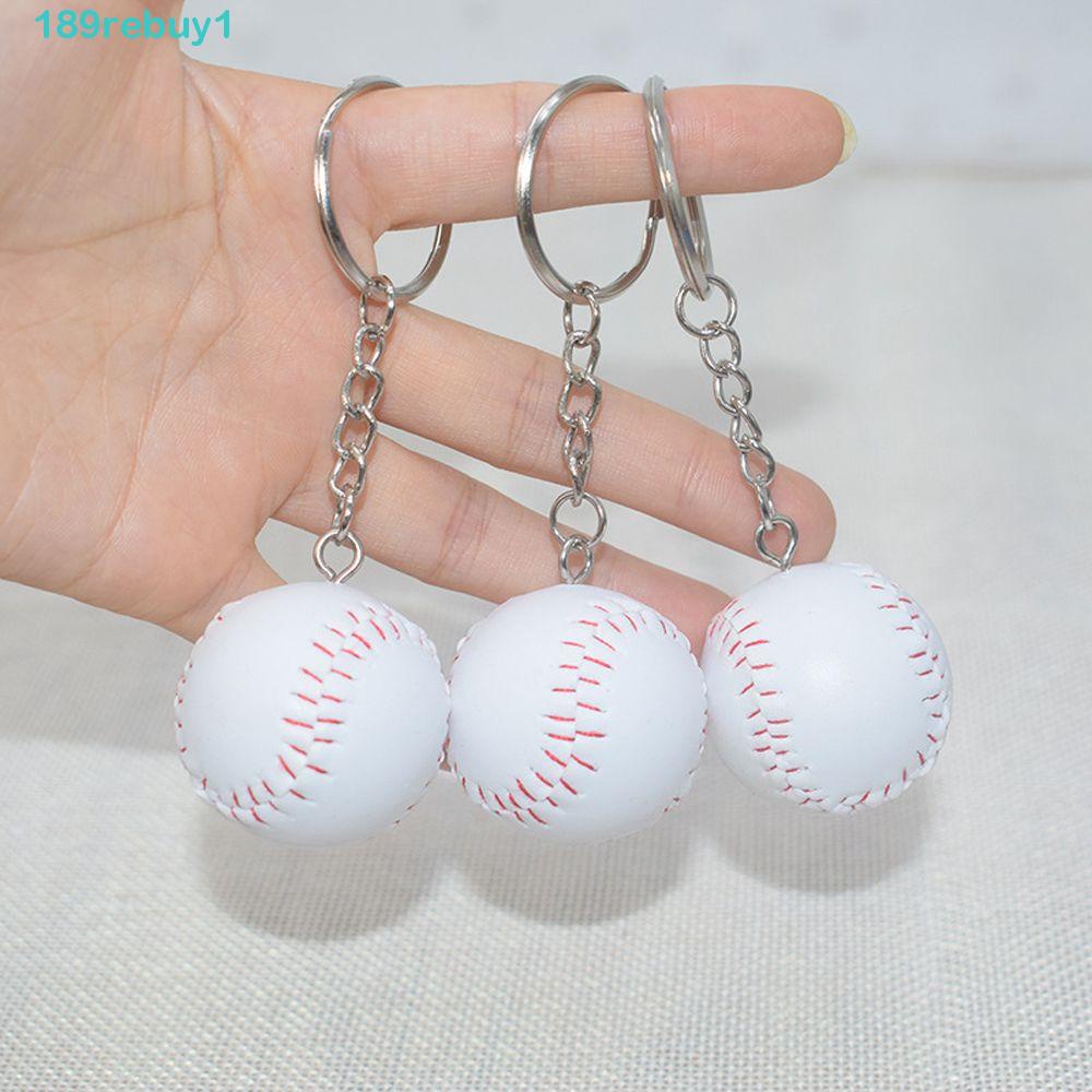 Móc Khóa Hình Bóng Chày REBUY1 Mini Dành Cho Nam Nữ Giá Đỡ