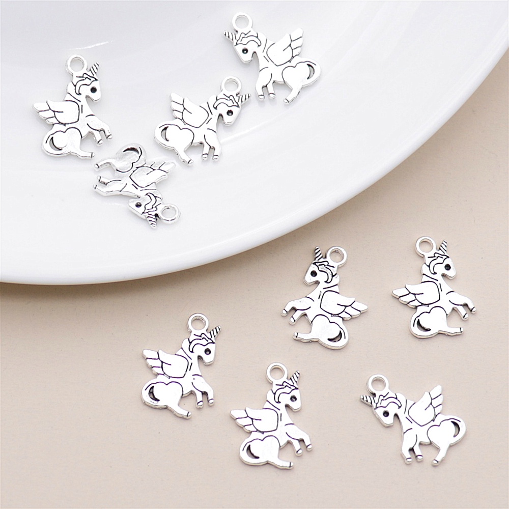 Set 20 Mặt Vòng cổ Hình Ngựa Một Sừng Thời Trang