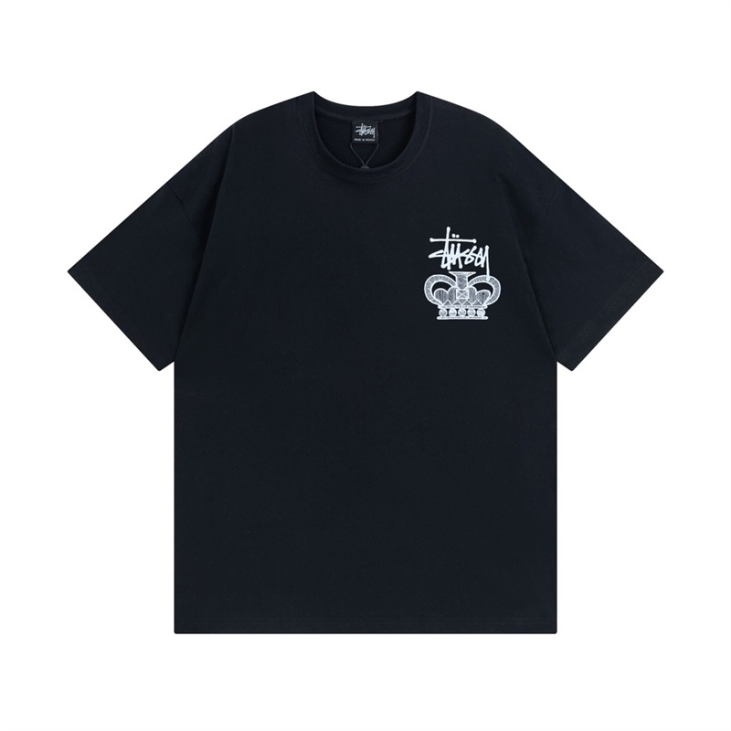 Áo Thun Tay Ngắn In Chữ STUSSY Kiểu Cổ Điển Thời Trang Cho Nam Và Nữ