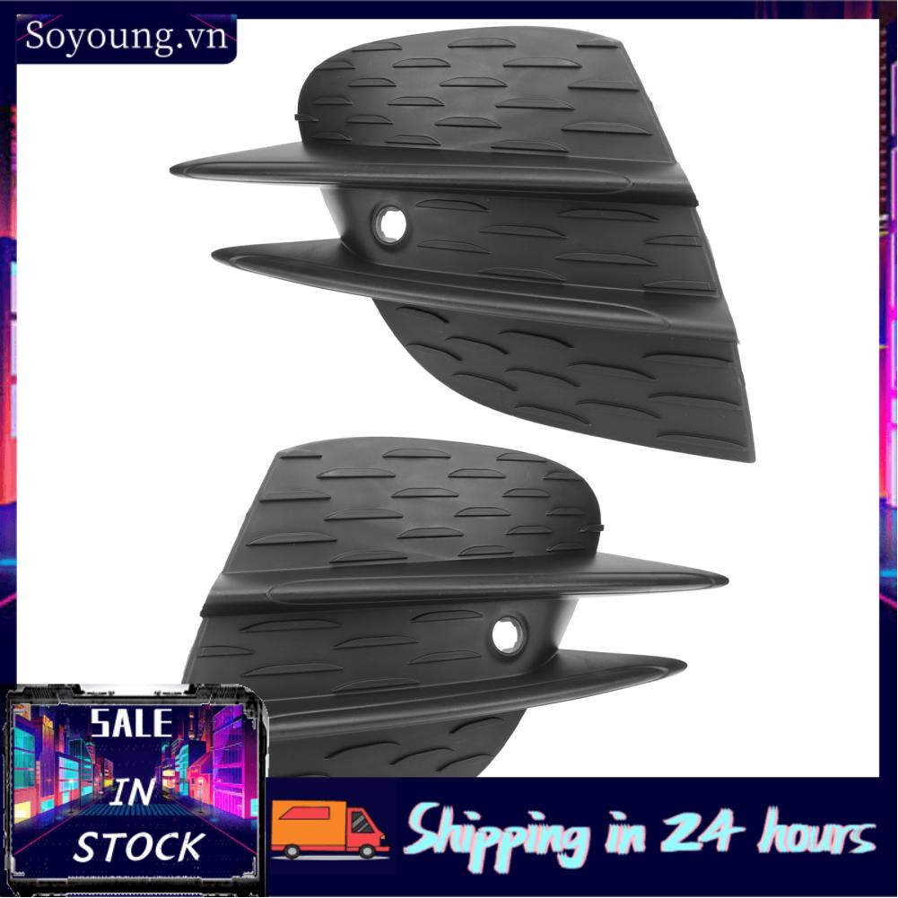 Soyoung Fog Light Frame  2138858904 Front Bumper Lower Right Grille Cover Trim Perfect Fit Shockproof Durable for E‑Class W213 AMG Line 2020‑2023 Facelift
