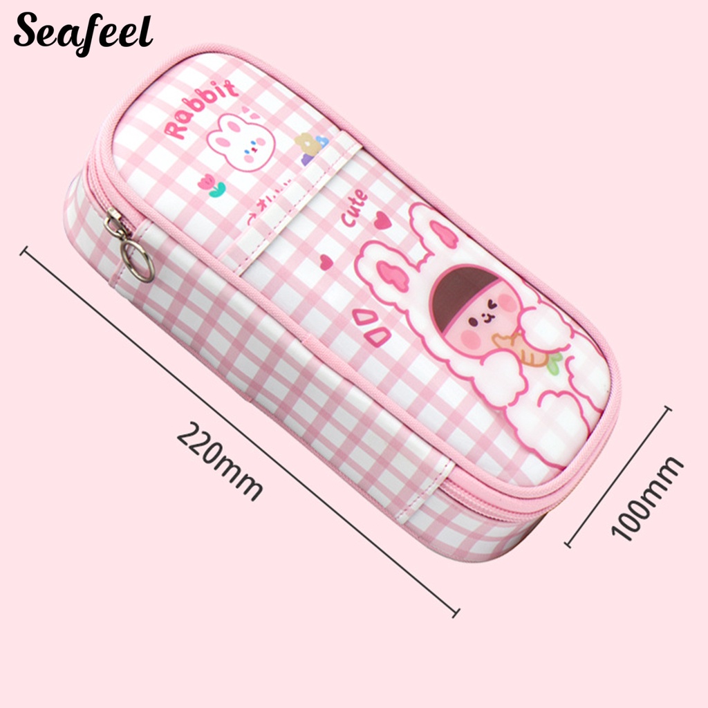 Bóp Viết Cỡ Lớn In Họa Tiết Hoạt Hình Dễ Thương Cho Bé Gái