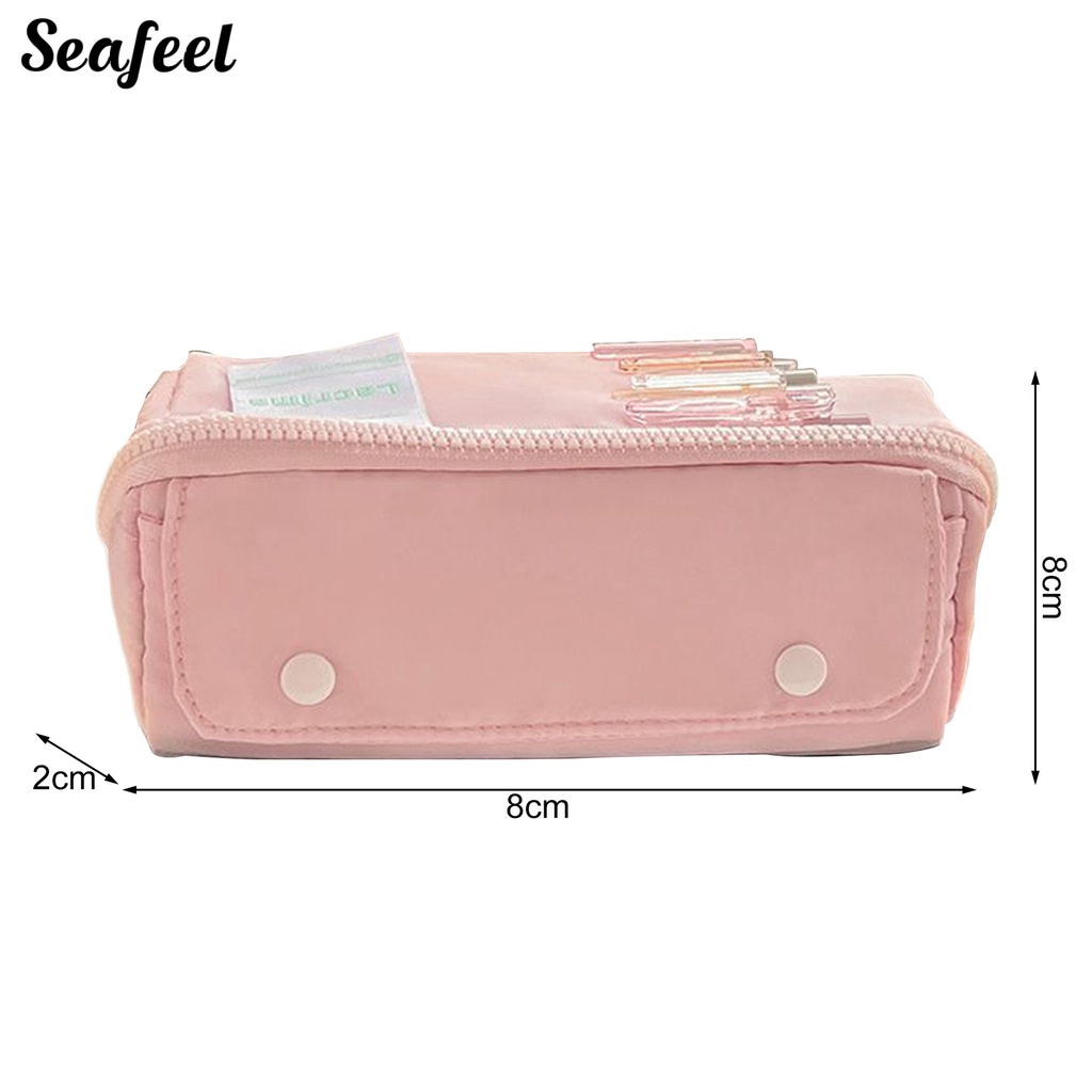 Túi Đựng Bút Nhiều Ngăn Màu Sắc Chống Bụi Bẩn Tiện Dụng Cho Học Sinh