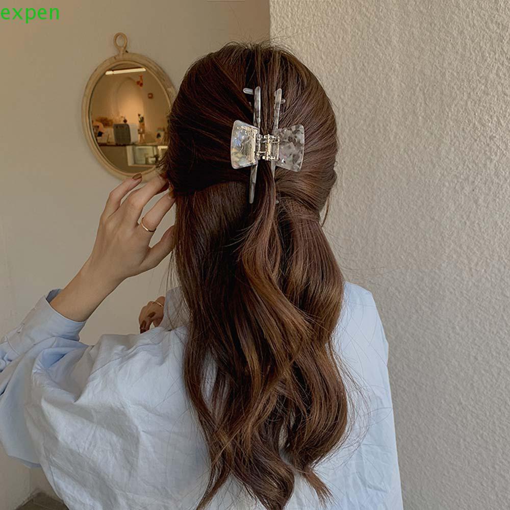 EXPEN Kẹp Tóc Họa Tiết Da Báo Thời Trang Cho Nữ