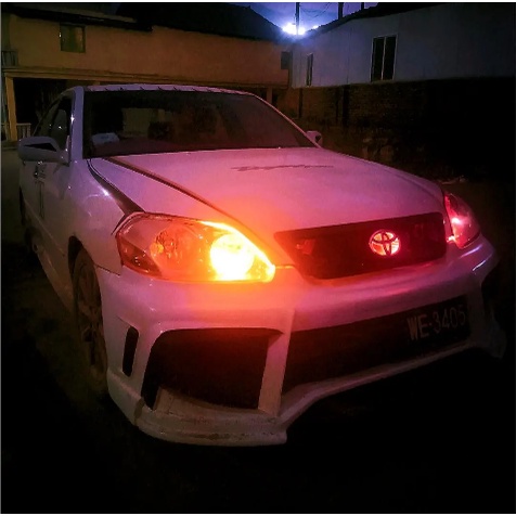 Logo 3D Phát Sáng Trang Trí Xe Hơi Toyota Camry Corolla Vios Highlander