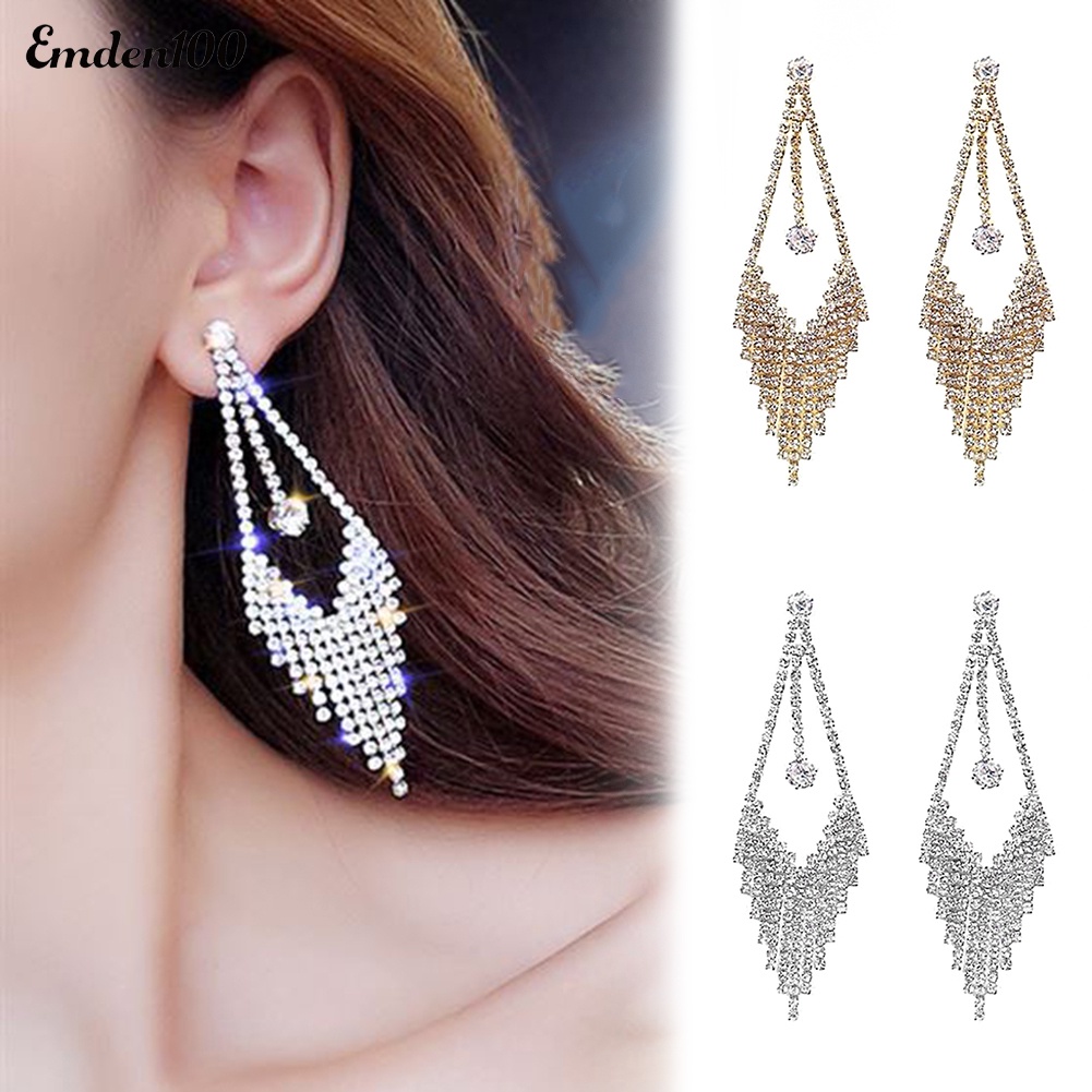 Khuyên Tai Nữ Dạng Núm Tua Thời Trang Sang Trọng