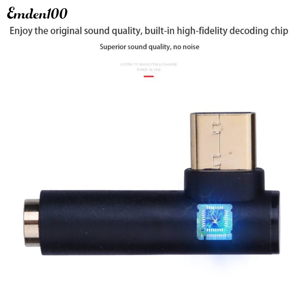 Đầu Chuyển Đổi Âm Thanh Type C Sang Giắc Cắm 3.5mm Cho Điện Thoại