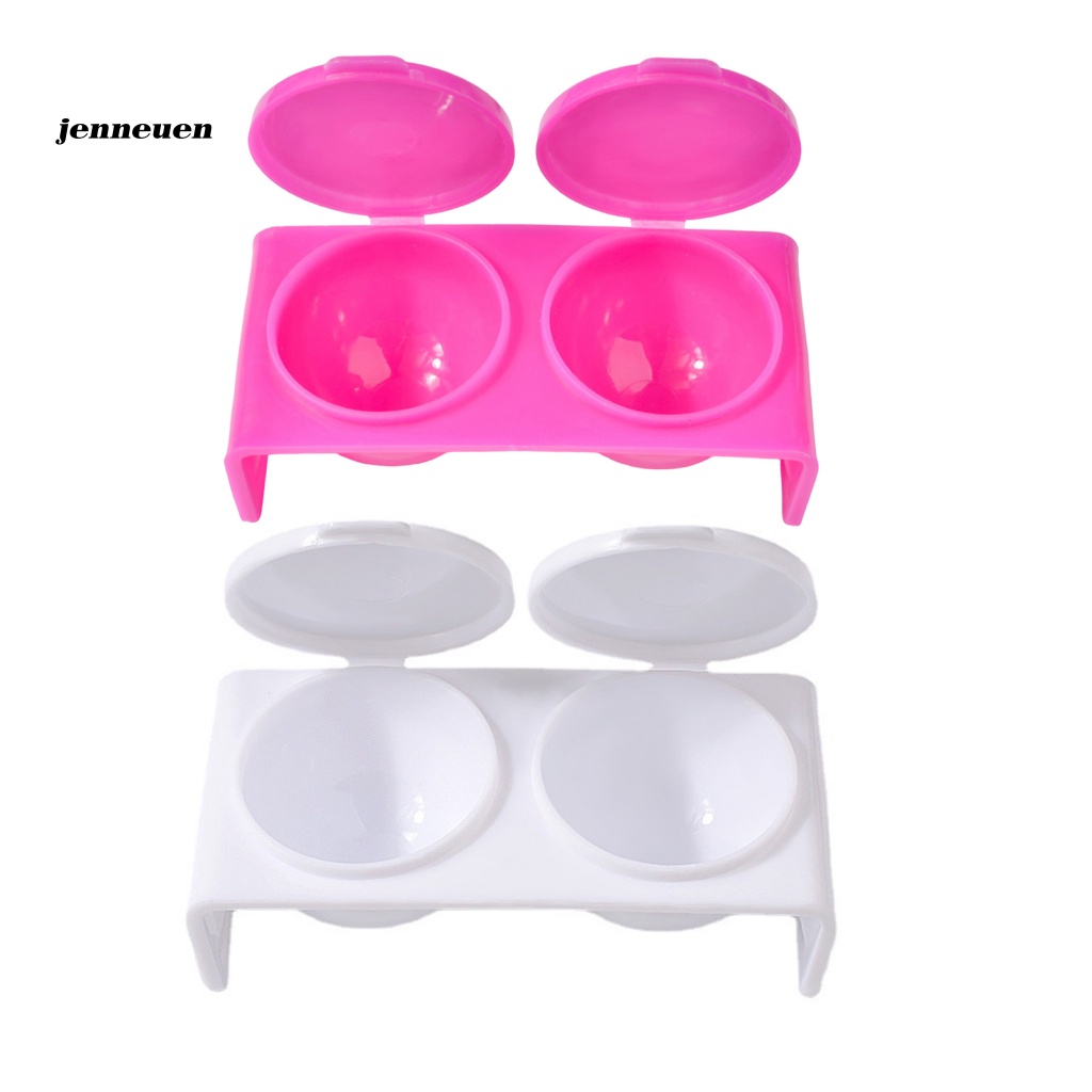 Set 2 Cốc Đựng Bột Làm Móng Tay Nghệ Thuật Có Nắp Đậy Tiện Dụng