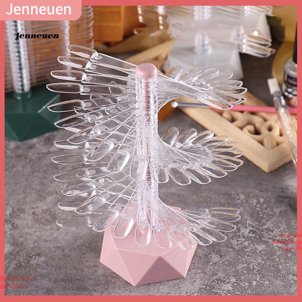 1 Bộ Giá Đỡ Trưng Bày Móng Tay Giả Trọng Lượng Nhẹ Màu Sắc