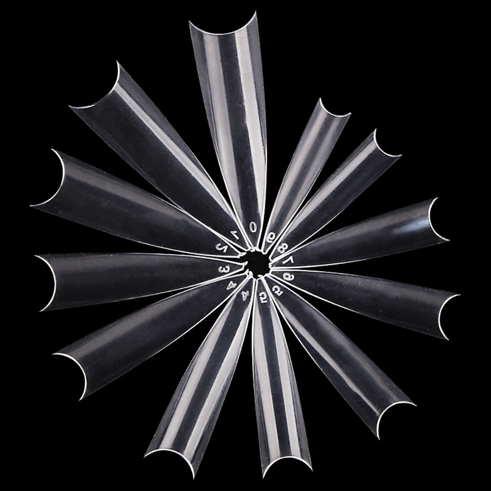 Bộ 600 Móng Tay Giả Che Phủ Toàn Diện Đầu Nhọn